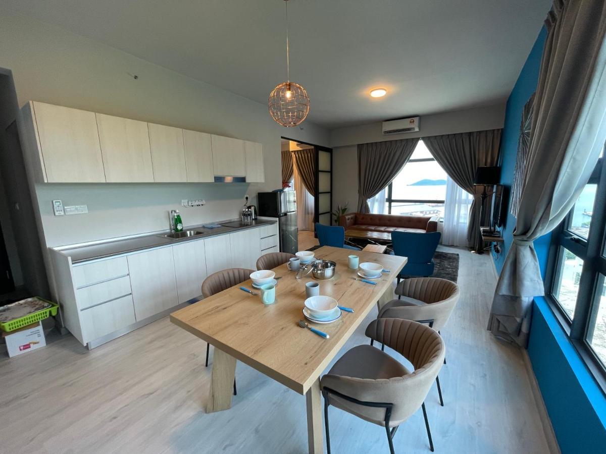 Seaview Luxury Condo Homestay 2Bed 2Bath Jesselton Quay By R2 Residence كوتا كينابالو المظهر الخارجي الصورة